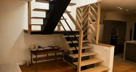 escalier bois sur mesure Trébeurden-5